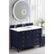 James Martin Vanities Brittany 48in Single Vanity, Victory Blue w/ 3 CM White Zeus Quartz Top 650-V48-VBL-3WZ - alternate 5